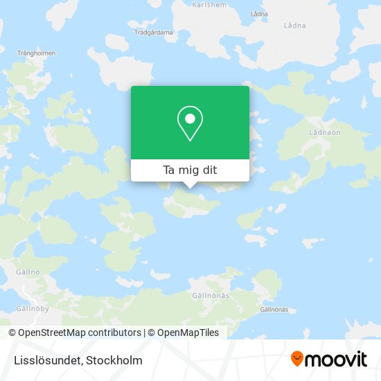Lisslösundet karta