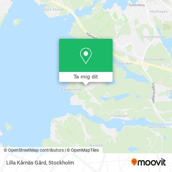 Lilla Kårnäs Gård karta