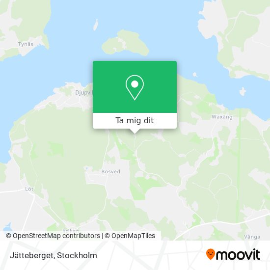 Jätteberget karta