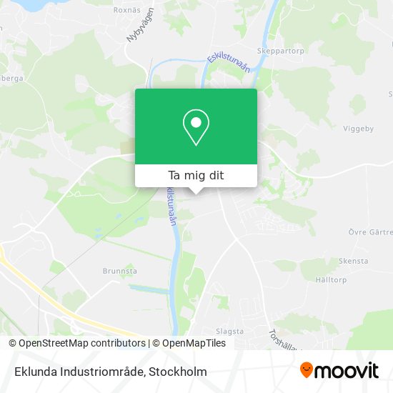 Eklunda Industriområde karta