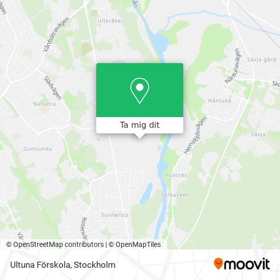Ultuna Förskola karta