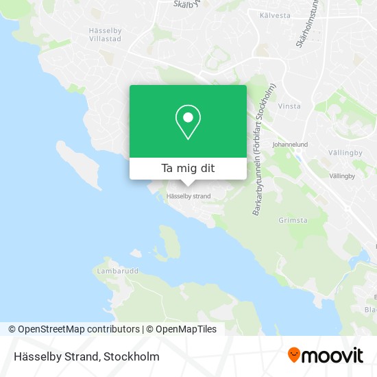 Hässelby Strand karta