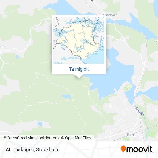 Åtorpskogen karta