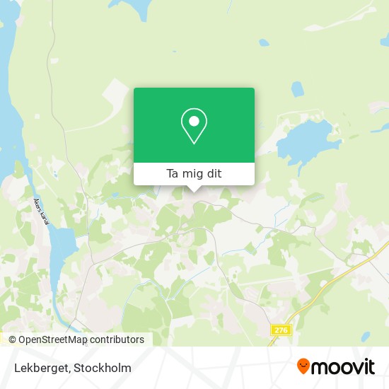 Lekberget karta