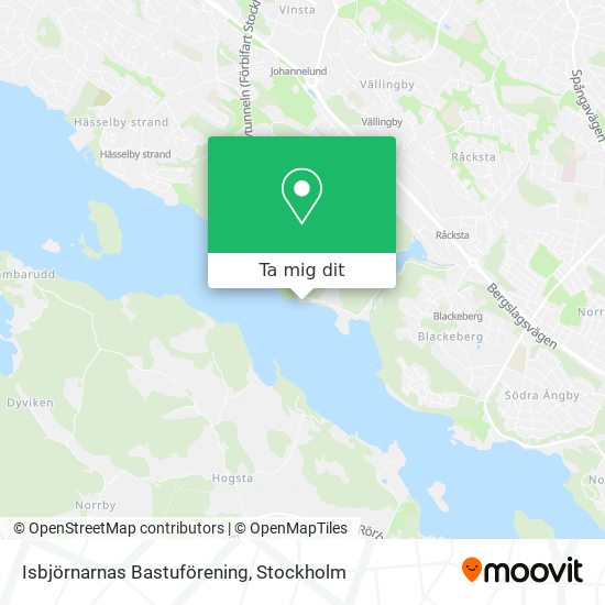 Isbjörnarnas Bastuförening karta