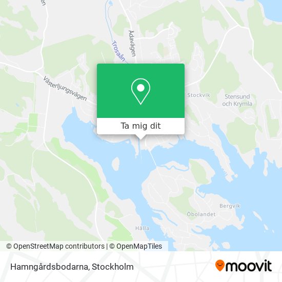 Hamngårdsbodarna karta