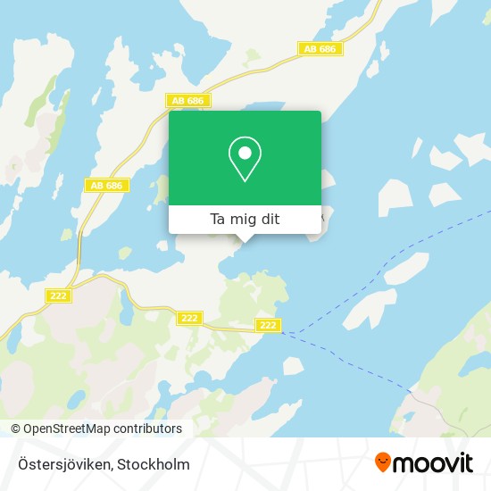 Östersjöviken karta