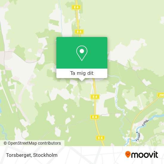 Torsberget karta