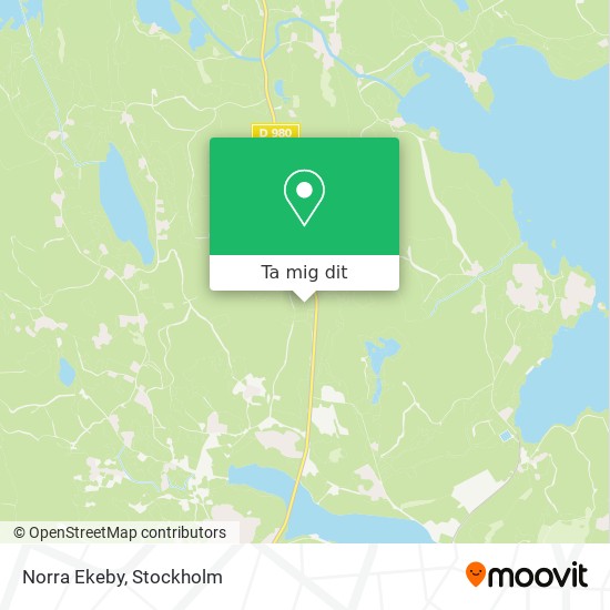 Norra Ekeby karta