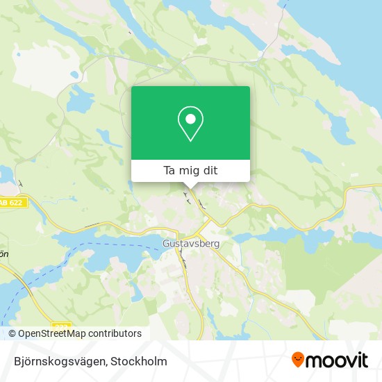 Björnskogsvägen karta