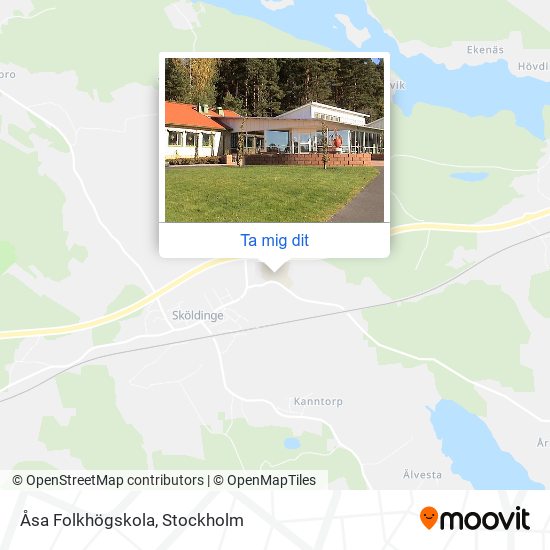 Åsa Folkhögskola karta