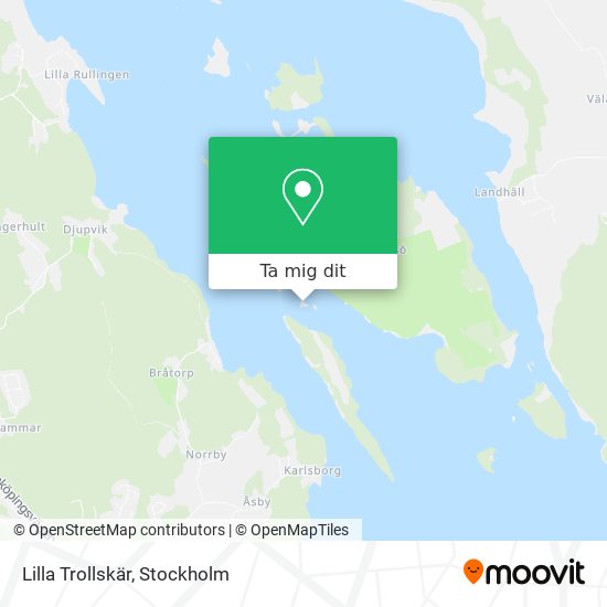 Lilla Trollskär karta