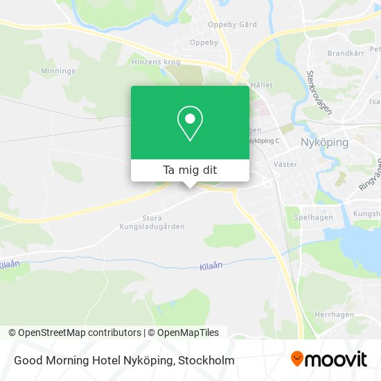 Good Morning Hotel Nyköping karta