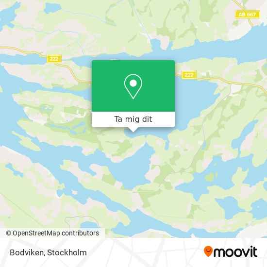 Bodviken karta