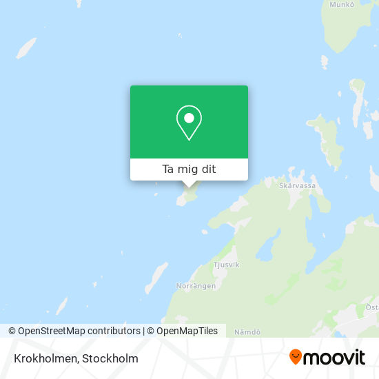 Krokholmen karta