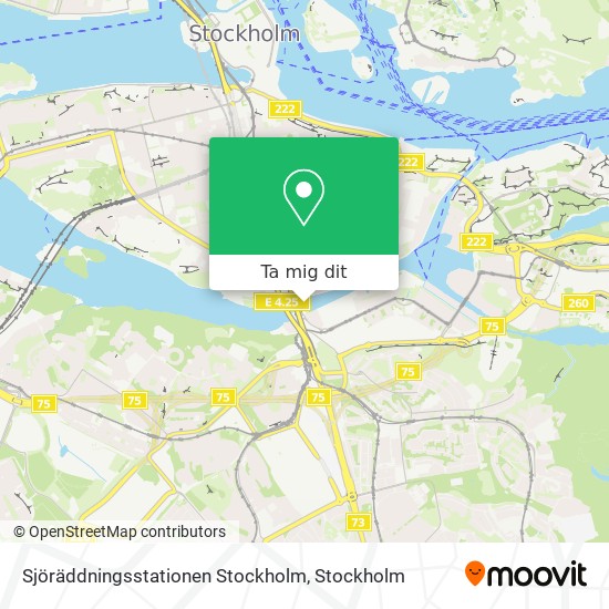 Sjöräddningsstationen Stockholm karta