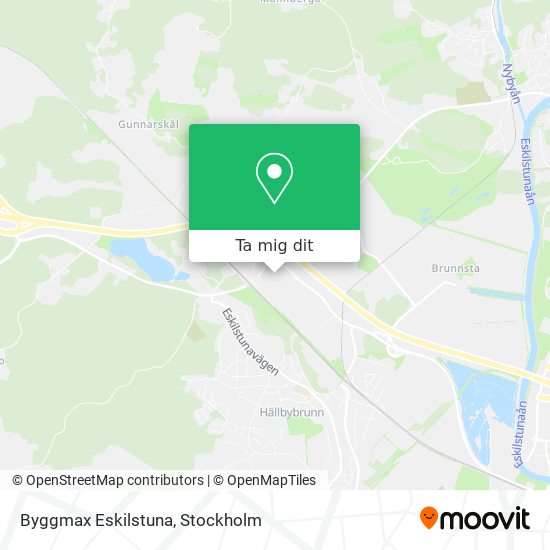 Byggmax Eskilstuna karta