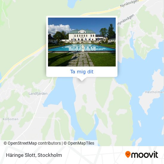 Häringe Slott karta