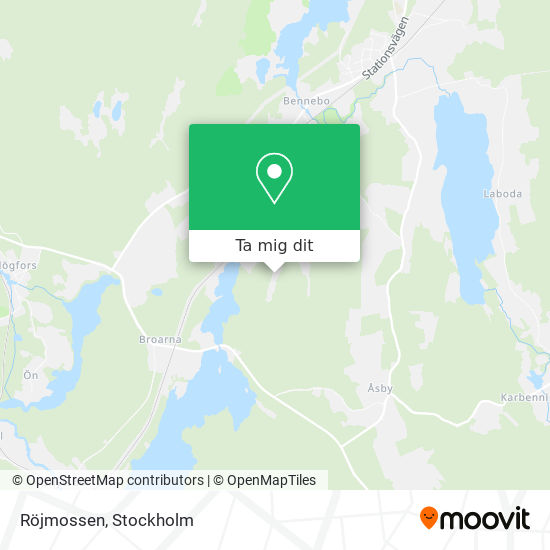 Röjmossen karta