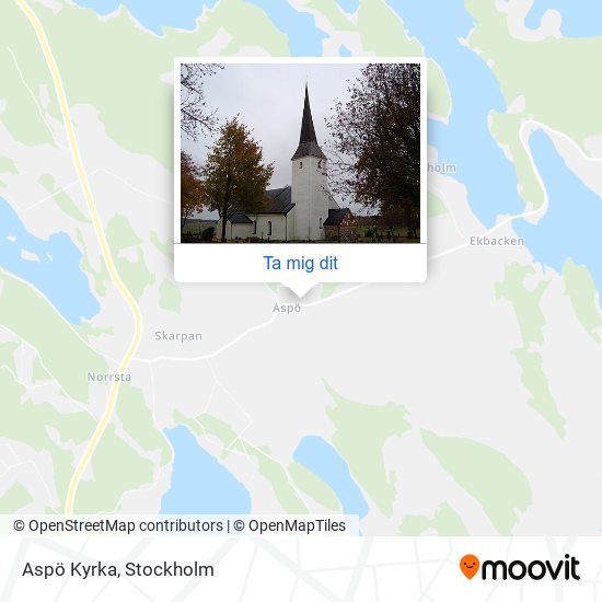 Aspö Kyrka karta