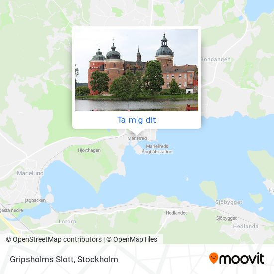 Gripsholms Slott karta