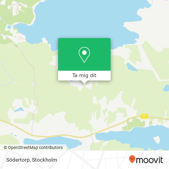 Södertorp karta