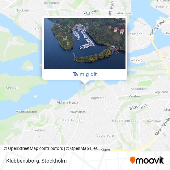 Klubbensborg karta
