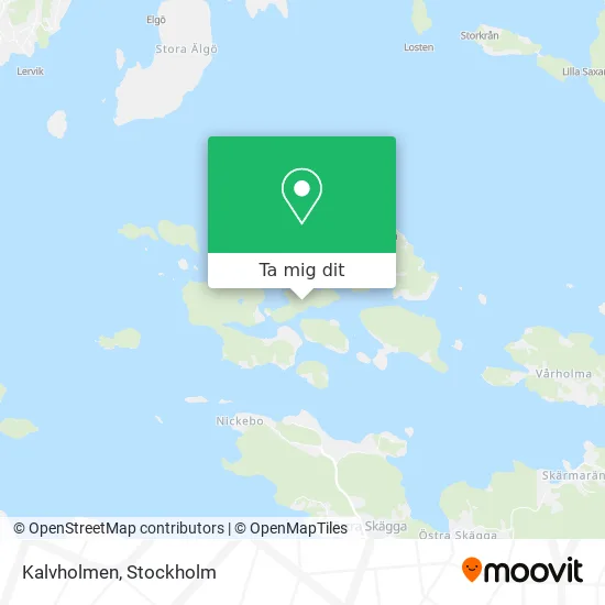 Kalvholmen karta