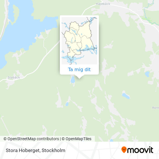 Stora Hoberget karta