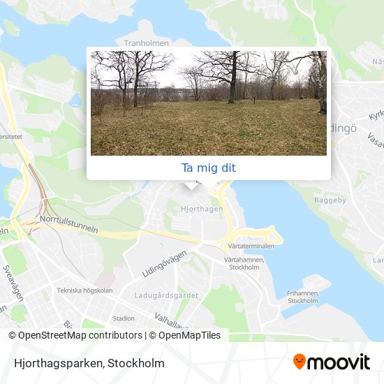 Hjorthagsparken karta