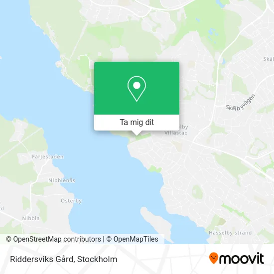 Riddersviks Gård karta