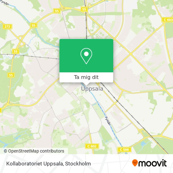 Kollaboratoriet Uppsala karta