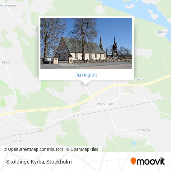 Sköldinge Kyrka karta