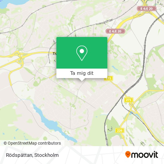 Rödspättan karta