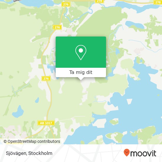 Sjövägen karta