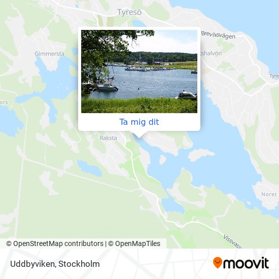 Uddbyviken karta