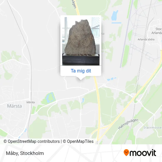 Måby karta