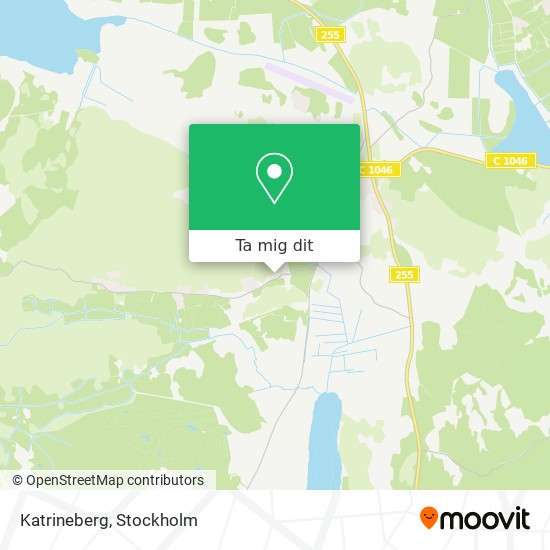 Katrineberg karta