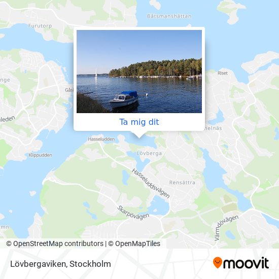 Lövbergaviken karta