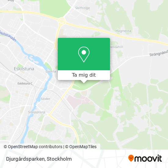 Djurgårdsparken karta