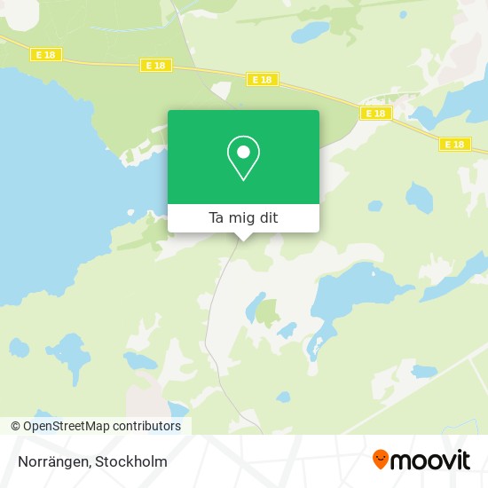 Norrängen karta