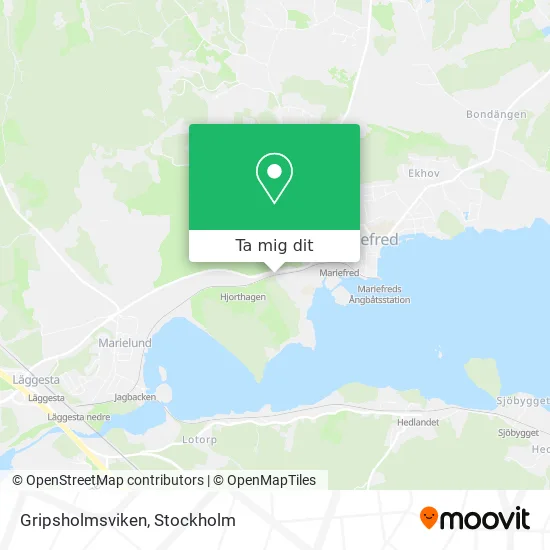 Gripsholmsviken karta