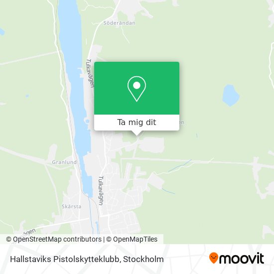 Hallstaviks Pistolskytteklubb karta