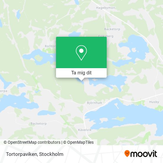 Tortorpaviken karta