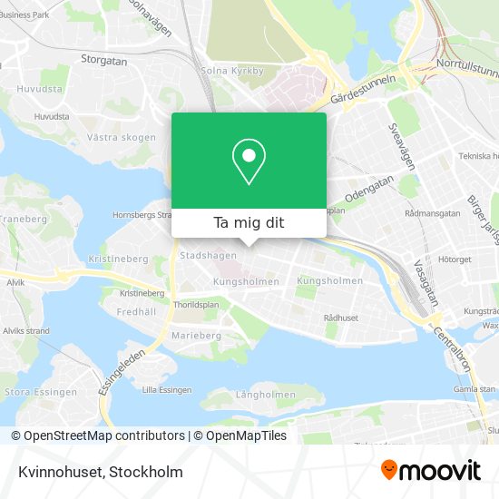 Kvinnohuset karta