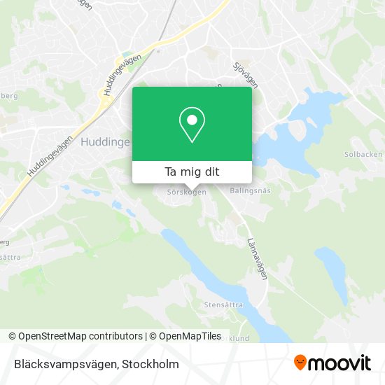 Bläcksvampsvägen karta