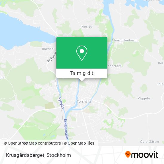 Krusgårdsberget karta