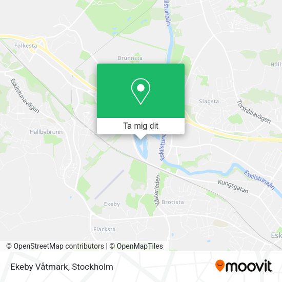 Ekeby Våtmark karta