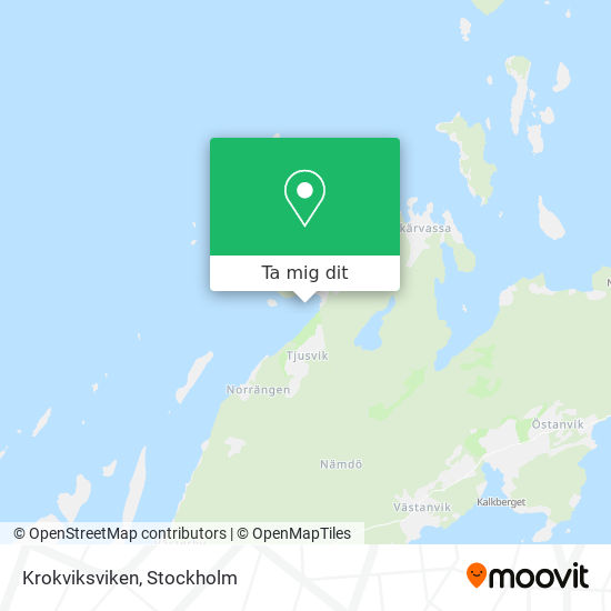 Krokviksviken karta