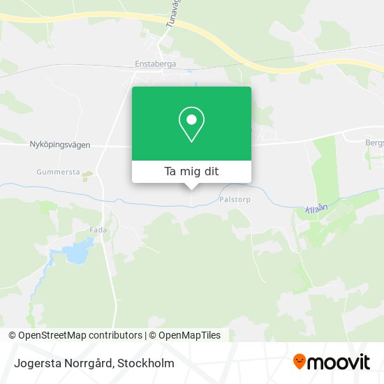 Jogersta Norrgård karta